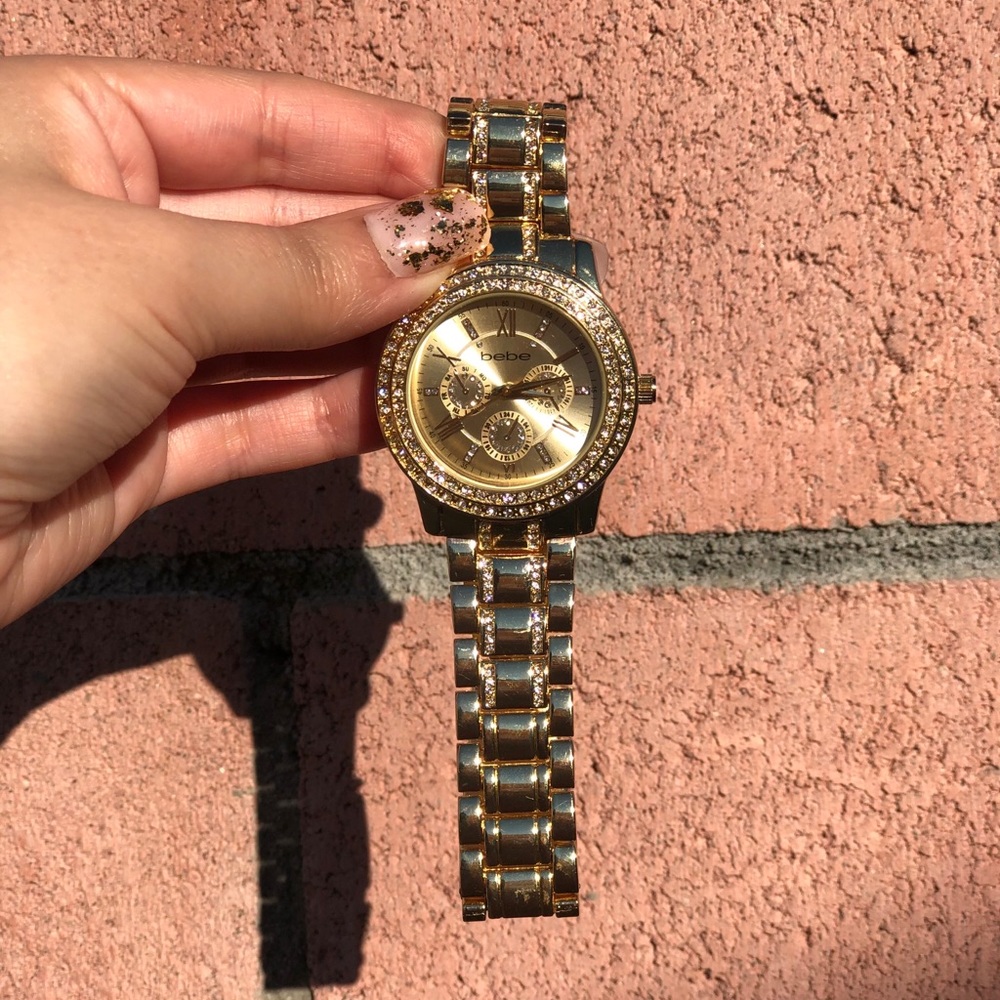 Gold women’s watch